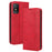 For TCL 403 Retro Phone Cover Magnetic PU Leather Stand Cell Phone Wallet Case - Red - 5