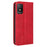 For TCL 403 Retro Phone Cover Magnetic PU Leather Stand Cell Phone Wallet Case - Red - 7