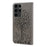 For Samsung Galaxy S23 Ultra Phone Case PU Leather Deer Tree Pattern Stand Flip Wallet Cover - Grey - 7