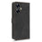 For Realme C55 4G / Narzo N55 4G RFID Blocking PU Leather Phone Case Stand Phone Wallet Cover with Strap - Black - 7