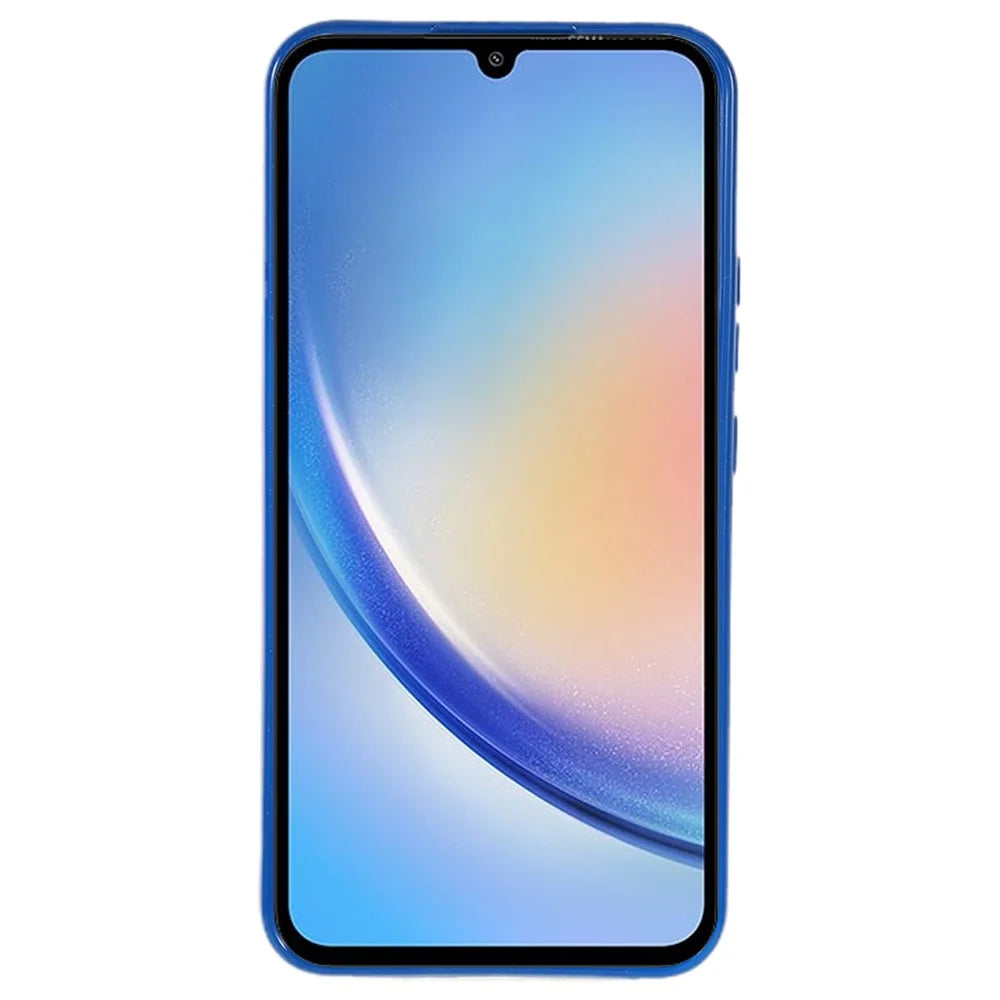 MERCURY GOOSPERY For Samsung Galaxy A34 5G Case Glitter Shiny Phone Case Soft TPU Anti-Drop Back Cover - Blue - 3