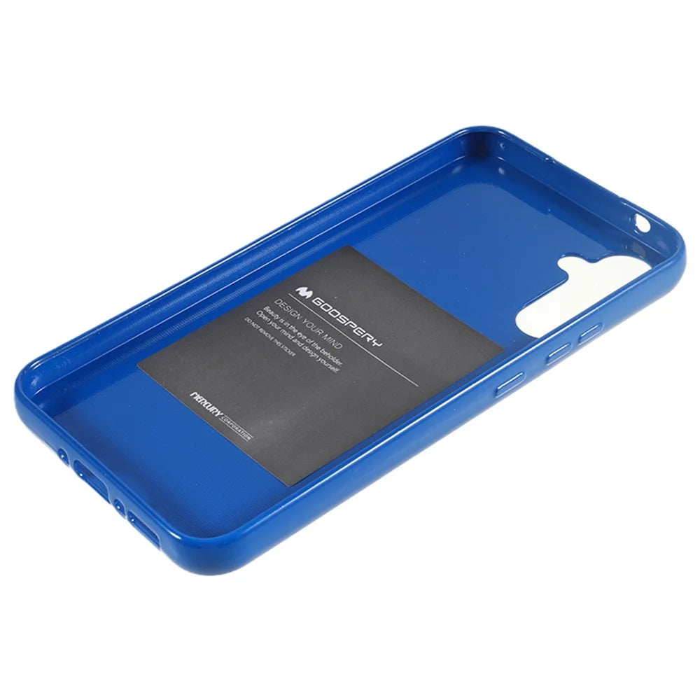 MERCURY GOOSPERY For Samsung Galaxy A34 5G Case Glitter Shiny Phone Case Soft TPU Anti-Drop Back Cover - Blue - 6