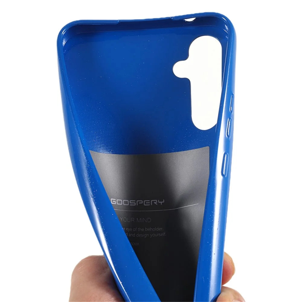 MERCURY GOOSPERY For Samsung Galaxy A34 5G Case Glitter Shiny Phone Case Soft TPU Anti-Drop Back Cover - Blue - 7