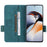 For OnePlus Ace 2 5G / 11R 5G Anti-scratch Magnetic PU Leather Anti-drop Case Hardware Decor Wallet Stand Shell - Blue - 2