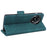 For OnePlus Ace 2 5G / 11R 5G Anti-scratch Magnetic PU Leather Anti-drop Case Hardware Decor Wallet Stand Shell - Blue - 4