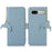 For Google Pixel 7a Wallet Stand Phone Cover RFID Blocking Genuine Cow Leather Phone Case - Blue - 1