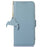 For Google Pixel 7a Wallet Stand Phone Cover RFID Blocking Genuine Cow Leather Phone Case - Blue - 6