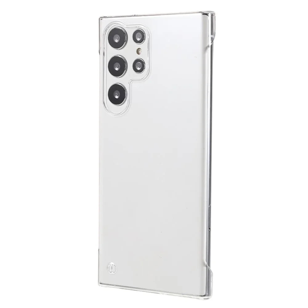 For Samsung Galaxy S23 Ultra Frameless Transparent Cell Phone Anti-drop Cover Hard PC Phone Case - 1
