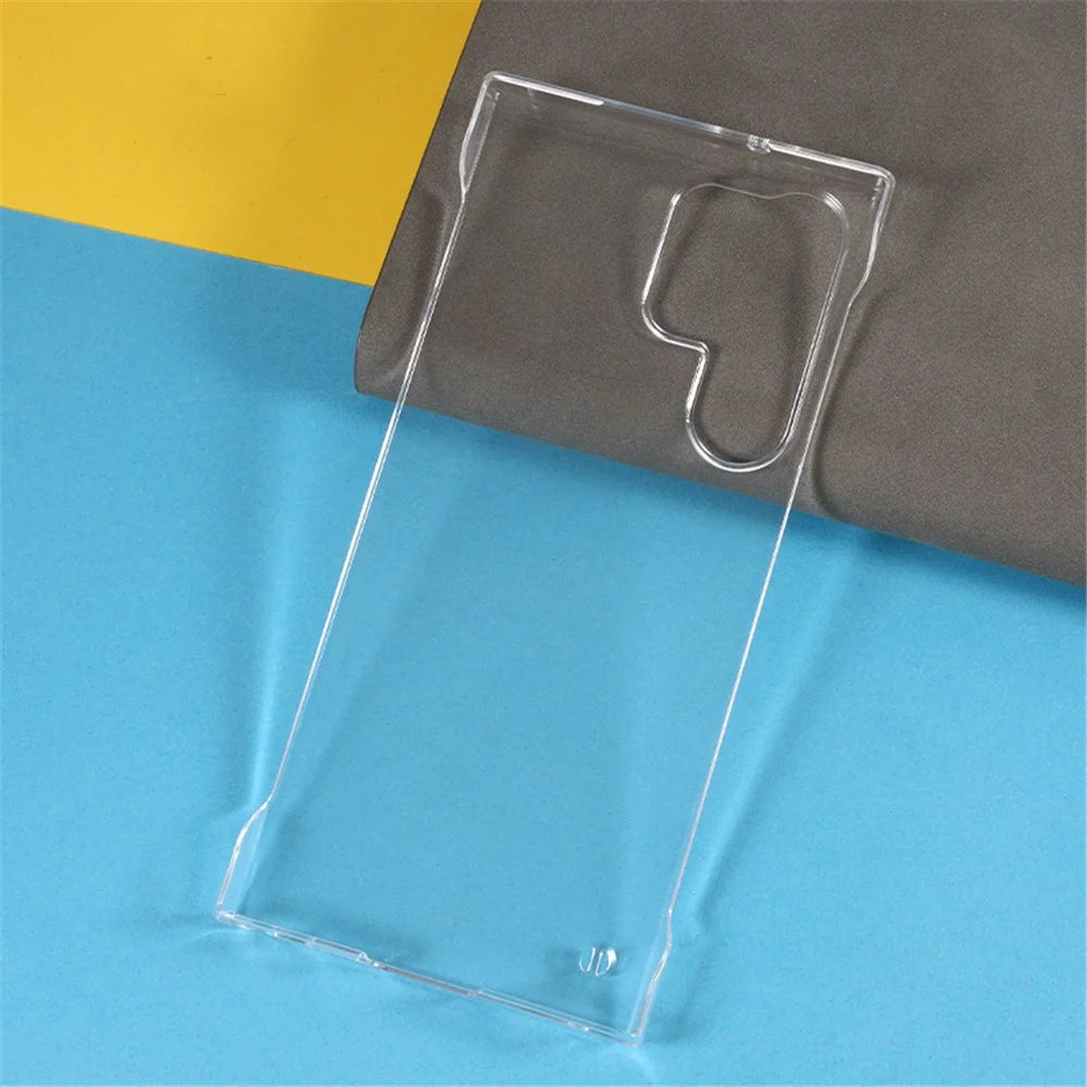 For Samsung Galaxy S23 Ultra Frameless Transparent Cell Phone Anti-drop Cover Hard PC Phone Case - 4