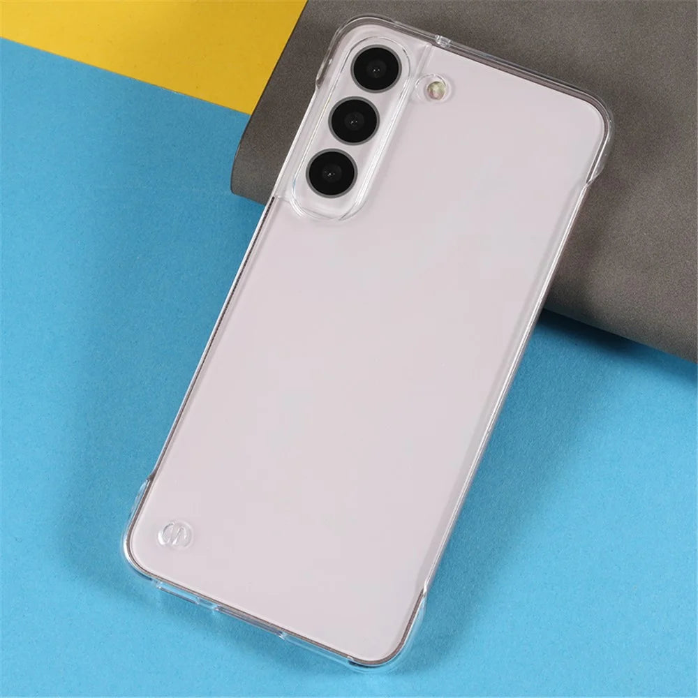 For Samsung Galaxy S21+ 5G Anti-scratch Phone Case Frameless Clear Hard PC Cell Phone Cover - 4