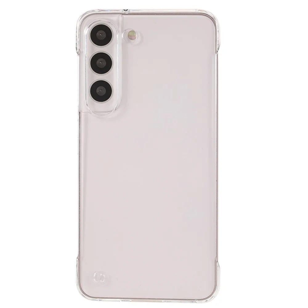 For Samsung Galaxy S23 Frameless Hard PC Anti-drop Phone Case Clear Cell Phone Back Cover - 2