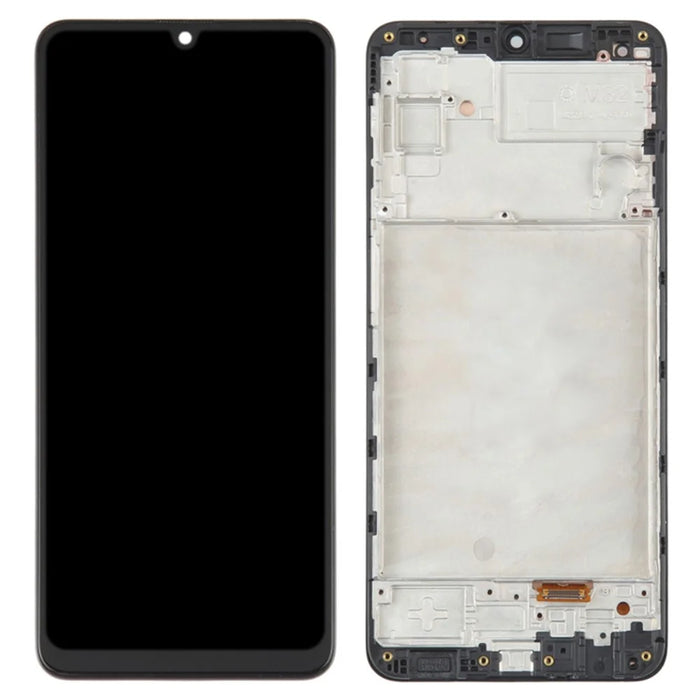 For Samsung Galaxy M32 (Global Version) 4G M325 OLED Screen and Digitizer Assembly + Frame (without Logo) - 1