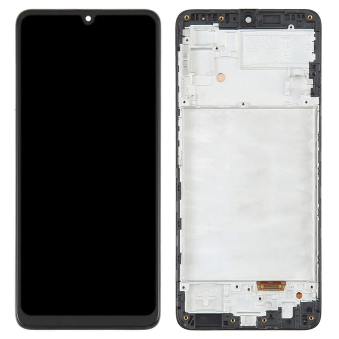 For Samsung Galaxy M22 M225 Grade C LCD Screen and Digitizer Assembly + Frame (In-Cell Technology) (without Logo) - 1