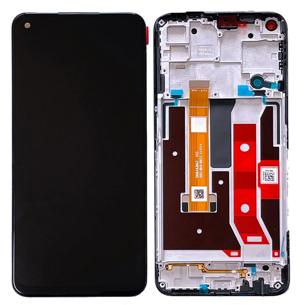 For Oppo A73 5G / A72 5G Grade S OEM LCD Screen and Digitizer Assembly + Frame Replace Part (without Logo) - 1