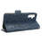 For Samsung Galaxy A24 4G (162.1 x 77.6 x 8.3mm) Leather Phone Case Imprinted Triangle Anti-Fall Wallet Phone Cover - Blue - 3
