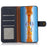 KHAZNEH For Google Pixel 7a RFID Blocking Wallet Phone Shell Genuine Cow Leather Stand Cover - Blue - 2