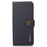 KHAZNEH For Google Pixel 7a RFID Blocking Wallet Phone Shell Genuine Cow Leather Stand Cover - Blue - 7