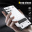 For Samsung Galaxy S23 Ultra Drop Protective Cover Soft TPU Hard PC Shockproof Kickstand Phone Case - White / Black - 4