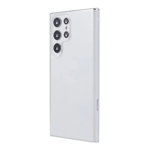 For Samsung Galaxy S23 Ultra Transparent PC Phone Back Cover Anti-drop Smartphone Case - 1