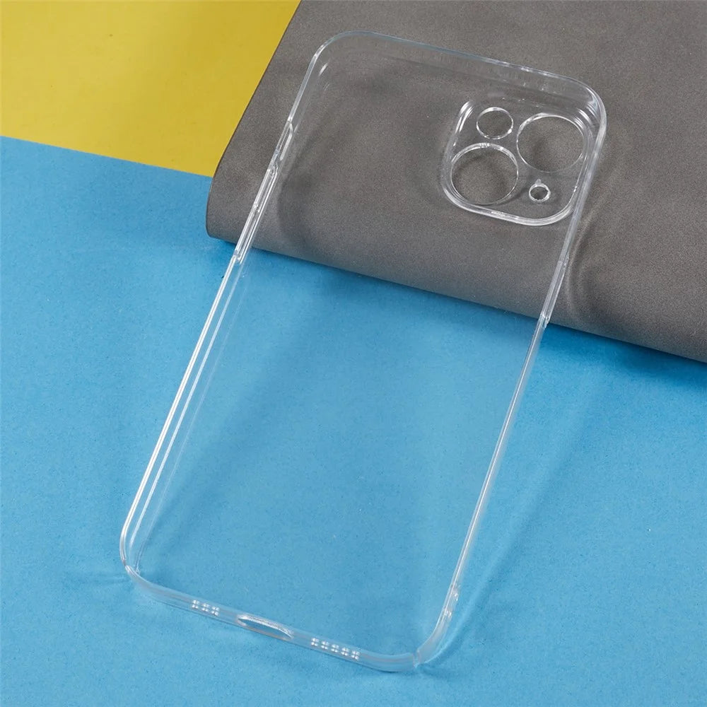 For iPhone 13 mini 5.4 inch Transparent PC Protective Cover Anti-scratch Mobile Case - 4