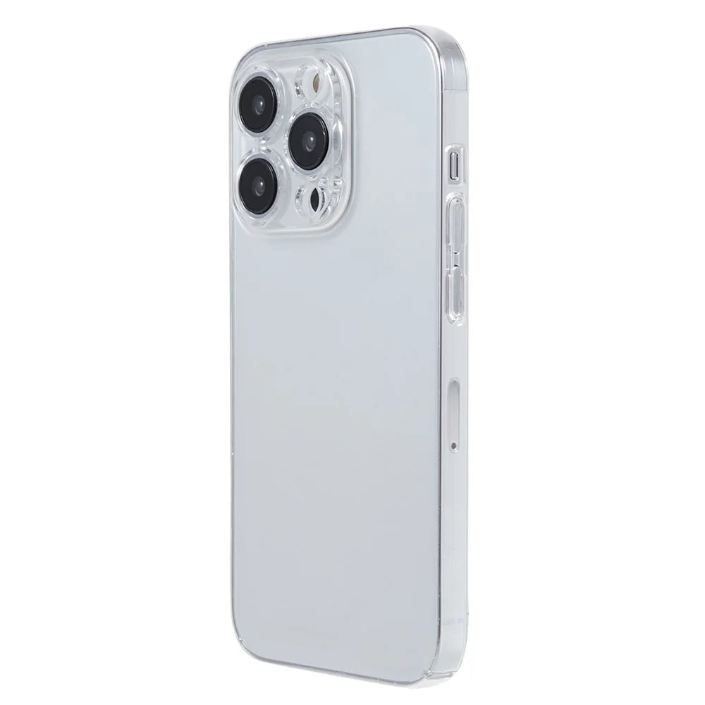 For iPhone 12 Pro 6.1 inch Shockproof Smartphone Back Cover Clear PC Mobile Phone Case - 1