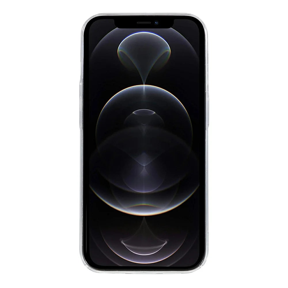 For iPhone 12 Pro 6.1 inch Shockproof Smartphone Back Cover Clear PC Mobile Phone Case - 3