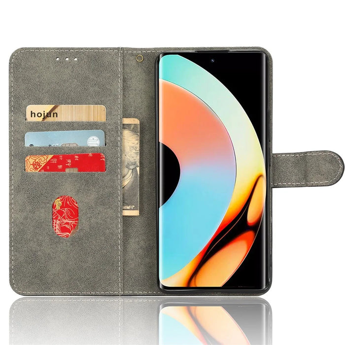 For Realme 10 Pro+ 5G RFID Blocking Wallet Phone Case PU Leather Stand Flip Cover with Strap - Green - 2