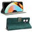 For Realme 10 Pro+ 5G RFID Blocking Wallet Phone Case PU Leather Stand Flip Cover with Strap - Green - 3