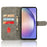 For Samsung Galaxy A54 5G RFID Blocking Wallet Case PU Leather Stand Magnetic Phone Cover with Strap - Brown - 2