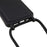 Liquid Silicone Case for iPhone 13 Pro Max 6.7 inch Anti-Drop Protective Phone Cover with Card Slot, Strap - Black - 6