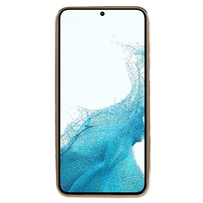 For Samsung Galaxy S22 5G Electroplating Phone Case Dual Color Anti-drop TPU Cover - Green - 3