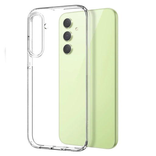 NORTHJO For Samsung Galaxy A54 5G Soft Transparent TPU Phone Case with Tempered Glass Screen Protector - Transparent - 2