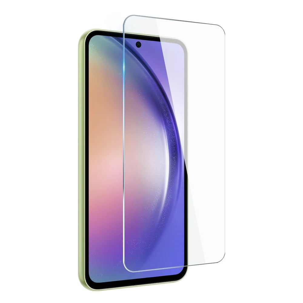 NORTHJO For Samsung Galaxy A54 5G Soft Transparent TPU Phone Case with Tempered Glass Screen Protector - Transparent - 3