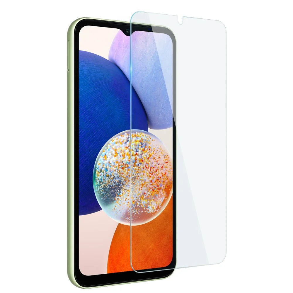 NORTHJO For Samsung Galaxy A14 4G / 5G Flexible TPU Phone Protector Cover with Tempered Glass Film - Transparent - 3