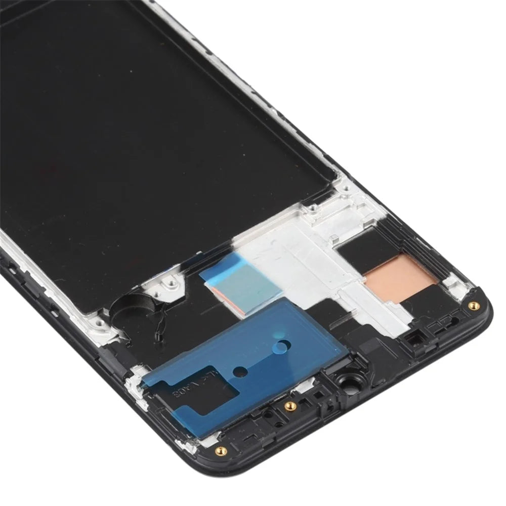 For Samsung Galaxy A70 A705 Grade C 6.7" OLED Screen and Digitizer Assembly + Frame (without Logo) - Black - 4
