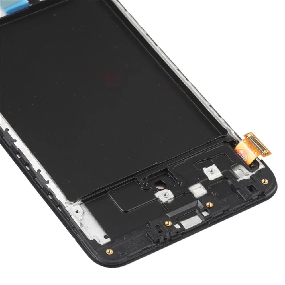 For Samsung Galaxy A70 A705 Grade C 6.7" OLED Screen and Digitizer Assembly + Frame (without Logo) - Black - 5