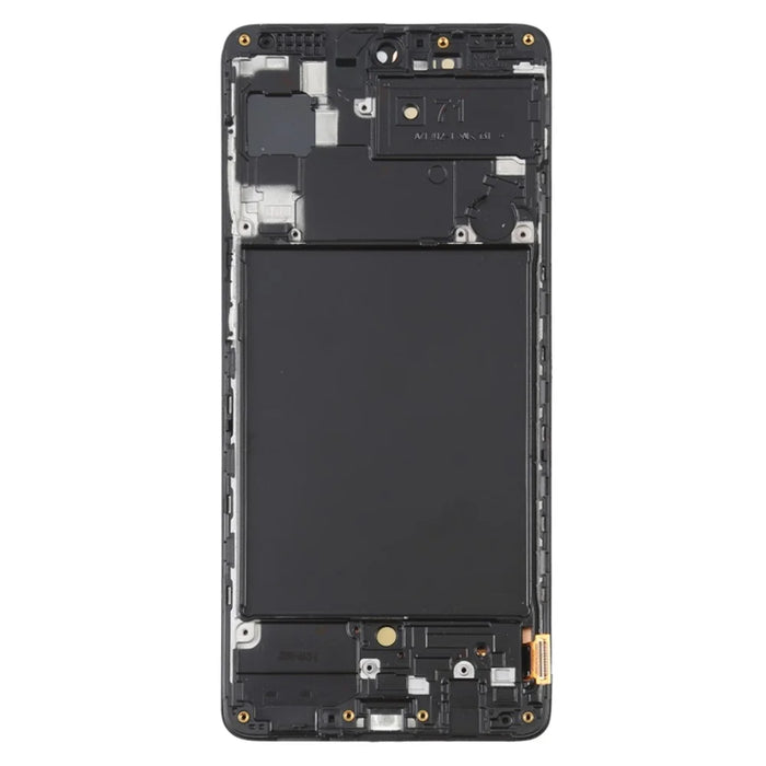 For Samsung Galaxy A71 4G SM-A715 Grade C 6.7" OLED Screen and Digitizer Assembly + Frame (without Logo) - Black - 2