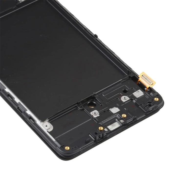 For Samsung Galaxy A71 4G SM-A715 Grade C 6.7" OLED Screen and Digitizer Assembly + Frame (without Logo) - Black - 5