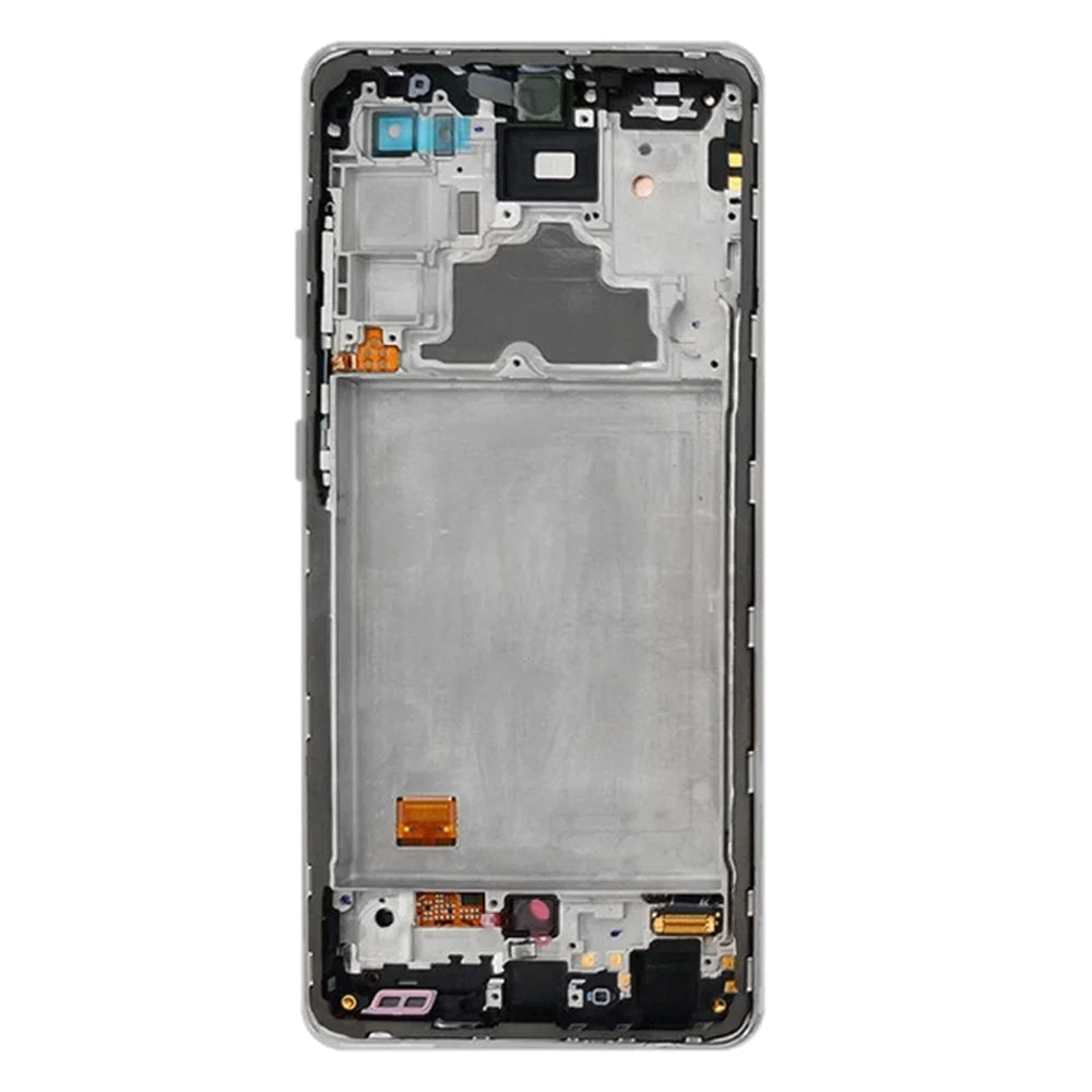 For Samsung Galaxy A72 4G A725 Grade C 6.7" OLED Screen and Digitizer Assembly + Frame (without Logo) - Black - 2
