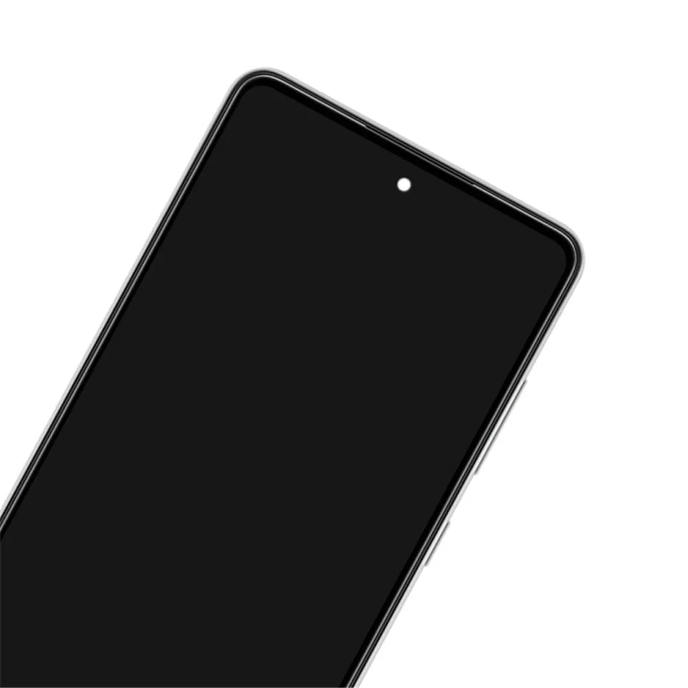 For Samsung Galaxy A72 4G A725 Grade C 6.7" OLED Screen and Digitizer Assembly + Frame (without Logo) - Black - 4