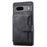 For Google Pixel 7 5G RFID Blocking Wallet Phone Cover Skin-touch Kickstand Leather Coated TPU Case - Black - 2