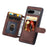 For Google Pixel 7a RFID Blocking Leather+TPU Anti-drop Phone Case Kickstand Wallet Skin-touch Cover - Coffee - 3