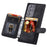 For Samsung Galaxy S22 Ultra 5G RFID Blocking Wallet Phone Cover Kickstand Leather Coated TPU Case - Black - 2