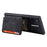 For Samsung Galaxy S22 Ultra 5G RFID Blocking Wallet Phone Cover Kickstand Leather Coated TPU Case - Black - 3