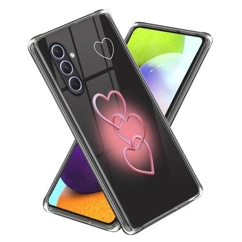 For Samsung Galaxy A34 5G TPU Cover Pattern Printing Shockproof Protective Phone Case - Three-Love - 1
