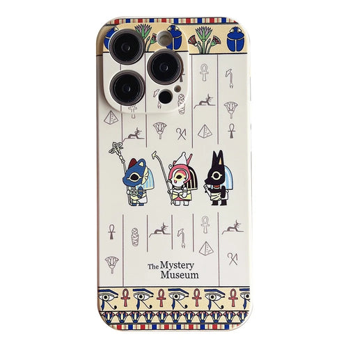 For iPhone 14 Pro Max Stylish Pattern Precise Cutout Phone Case Soft TPU Anti-scratch Cover - Cute God - 1
