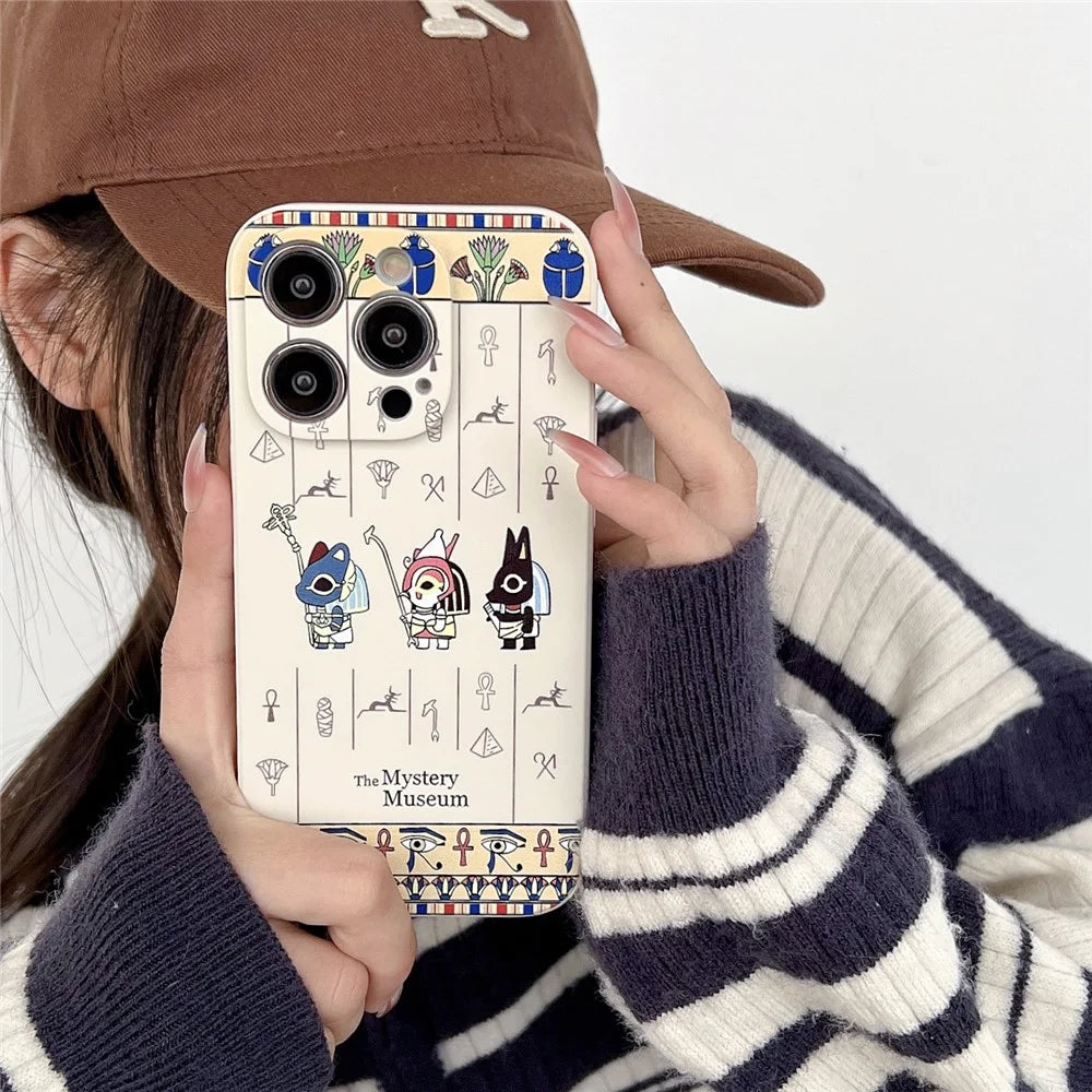 For iPhone 14 Pro Max Stylish Pattern Precise Cutout Phone Case Soft TPU Anti-scratch Cover - Cute God - 6