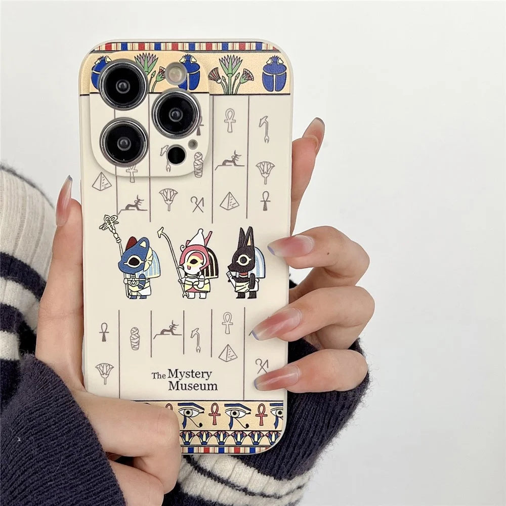 For iPhone 14 Pro Max Stylish Pattern Precise Cutout Phone Case Soft TPU Anti-scratch Cover - Cute God - 7