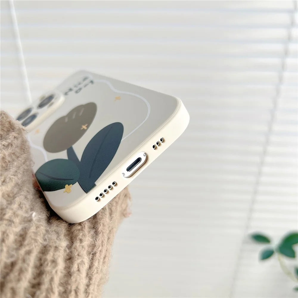 For iPhone 13 Pro Max 6.7 inch Precise Cutout Phone Case Stylish Pattern TPU Drop-proof Cover - Tulip - 5