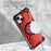 Magnetic Phone Case for iPhone 13 , PC+TPU Ring Kickstand Phone Cover Compatible with MagSafe - Red - 4